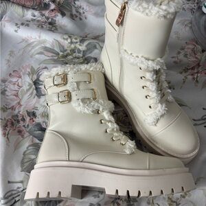 Women's White Ferrel Winter Boots
